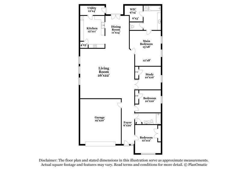 2,145/Mo, 2327 Golden Brandy Ln Rosenberg, TX 77469 Floor Plan View