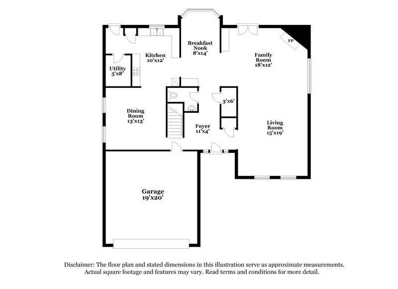 3,220/Mo, 16214 Hickory Point Rd Houston, TX 77095 Floor Plan View
