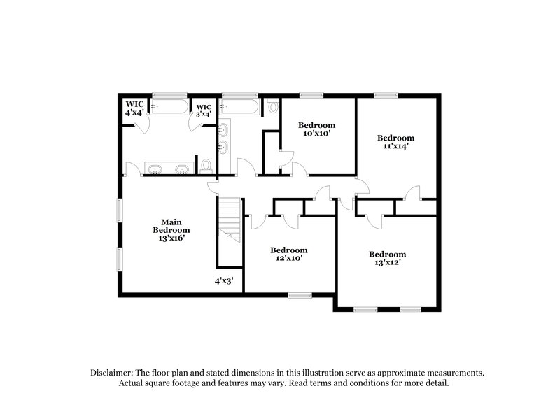 3,220/Mo, 16214 Hickory Point Rd Houston, TX 77095 Floor Plan View 2