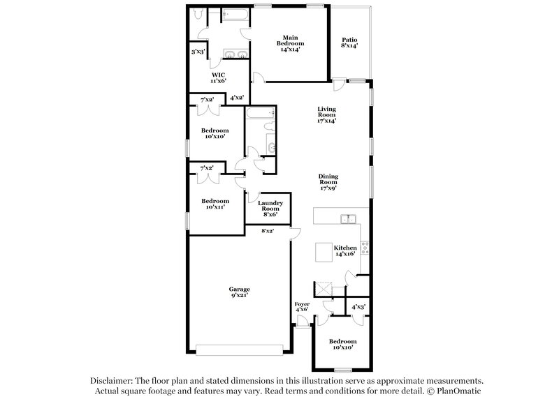 2,315/Mo, 23906 Paper Birch Ct Tomball, TX 77375 Floor Plan View