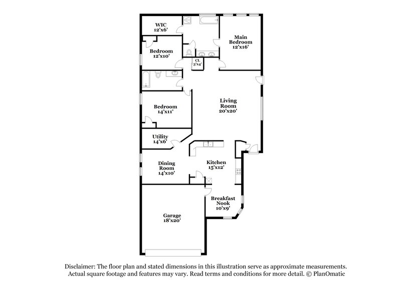 2,170/Mo, 2323 Turnbury Elm Ct Spring, TX 77386 Floor Plan View
