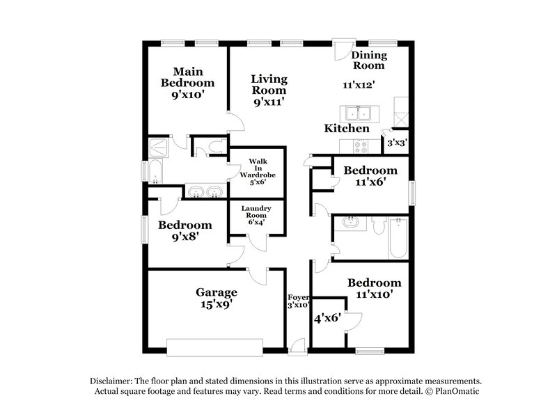 2,125/Mo, 12209 Apple River Canyon Ct Conroe, TX 77384 Floorplan View
