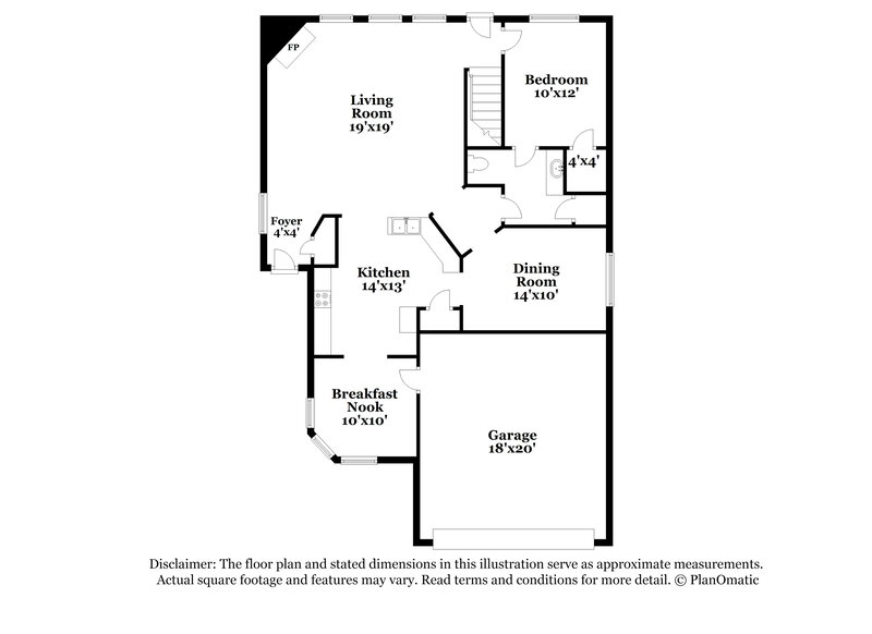 2,030/Mo, 16828 Northern Flicker Trl Conroe, TX 77385 Floor Plan View 2