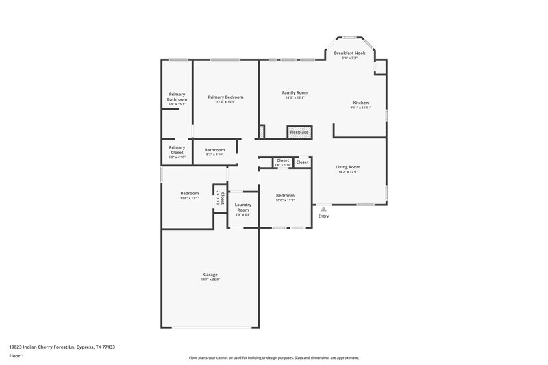 0/Mo, 19823 Indian Cherry Forest Ln Cypress, TX 77433 Floor Plan View