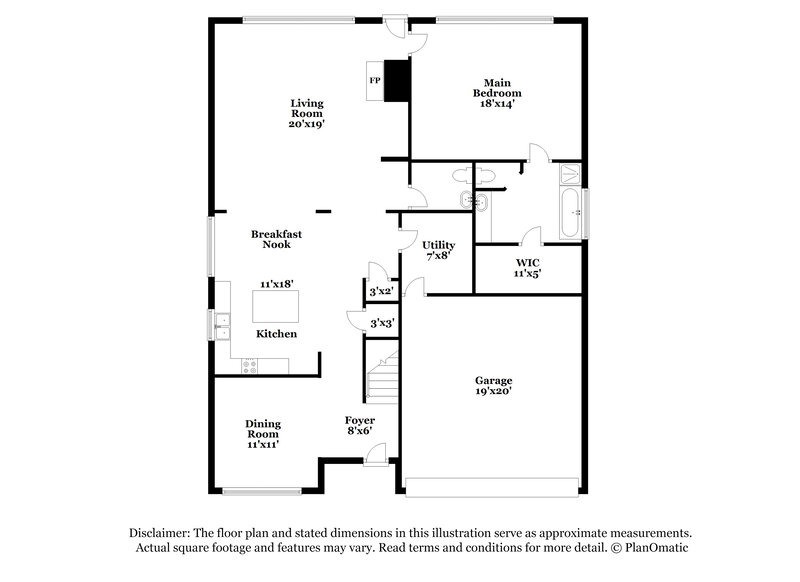2,380/Mo, 4902 Summer Rain Dr Conroe, TX 77303 Floor Plan View