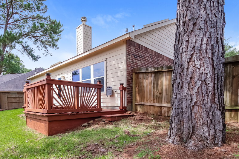 2,380/Mo, 4902 Summer Rain Dr Conroe, TX 77303 Rear View
