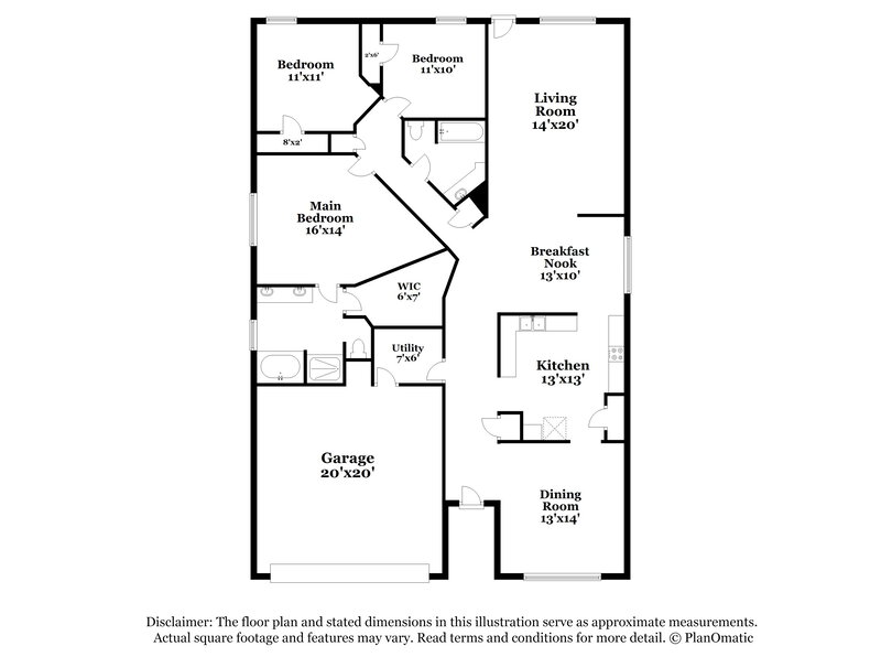 2,035/Mo, 2805 Woodspring Forest Dr Kingwood, TX 77345 Floor Plan View