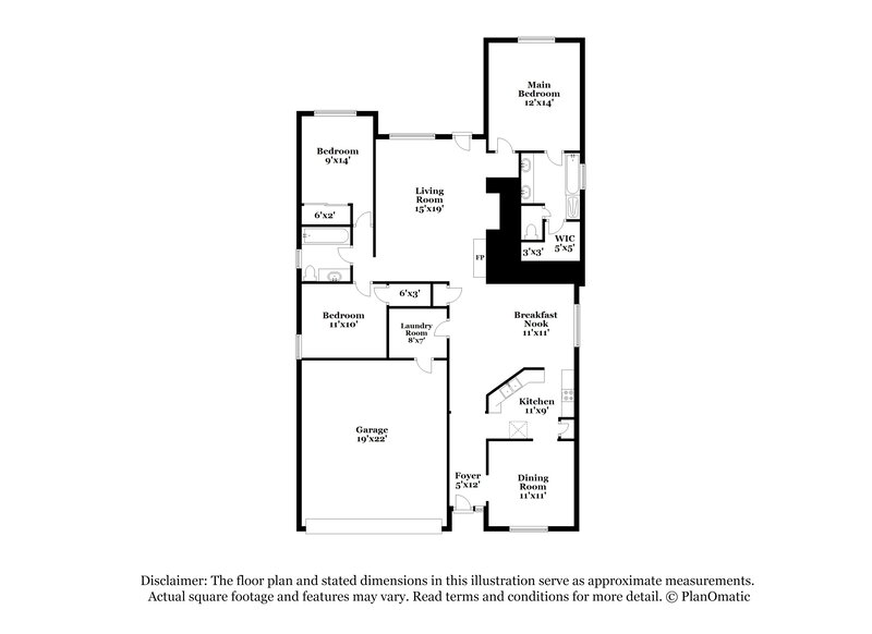 2,410/Mo, 302 Glade Bridge Ln Dickinson, TX 77539 Floor Plan View
