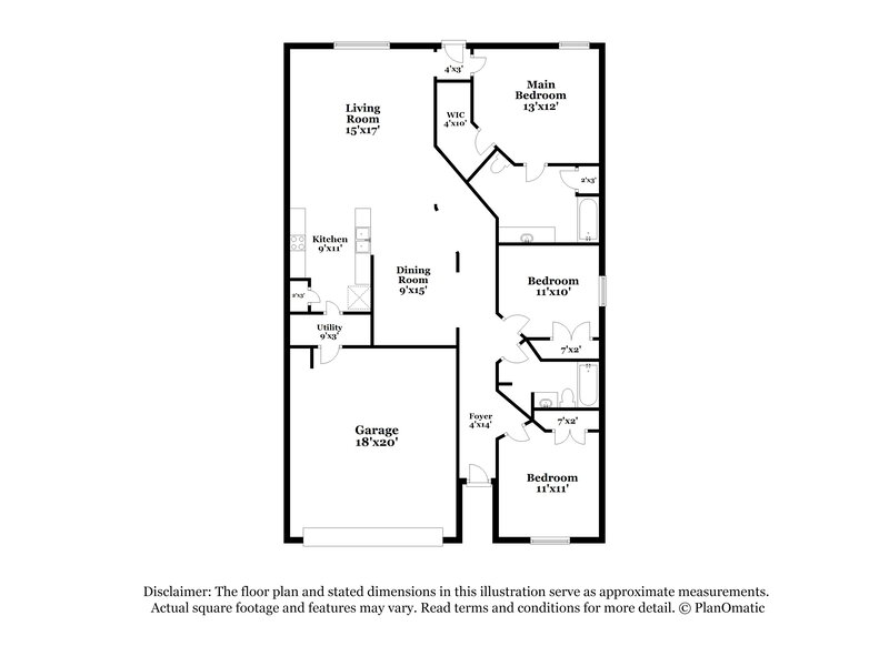 1,815/Mo, 24073 Wilde Dr Magnolia, TX 77355 Floor Plan View