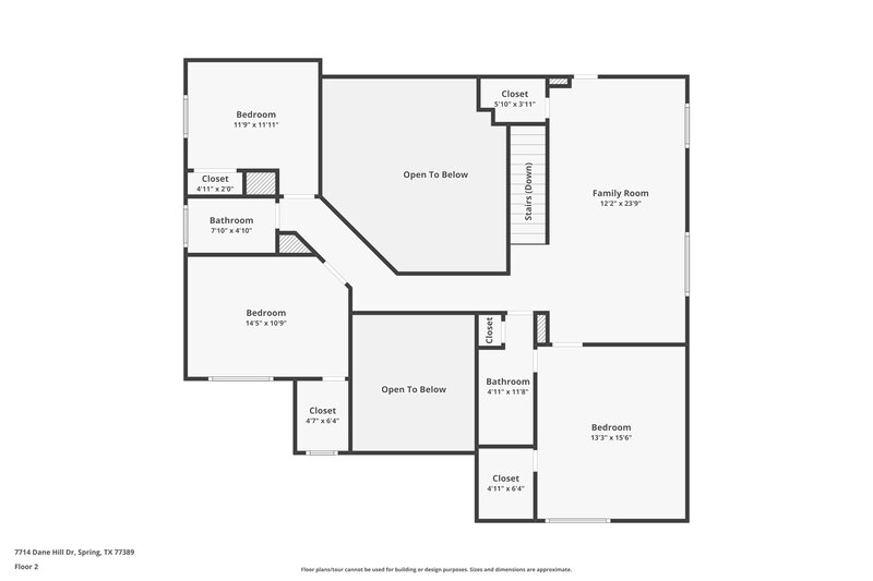 3,480/Mo, 7714 Dane Hill Dr Spring, TX 77389 Floorplan View 2