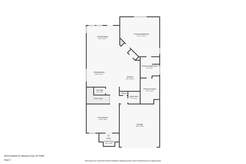 2,410/Mo, 2014 Freedom Ct Missouri City, TX 77459 Floor Plan View