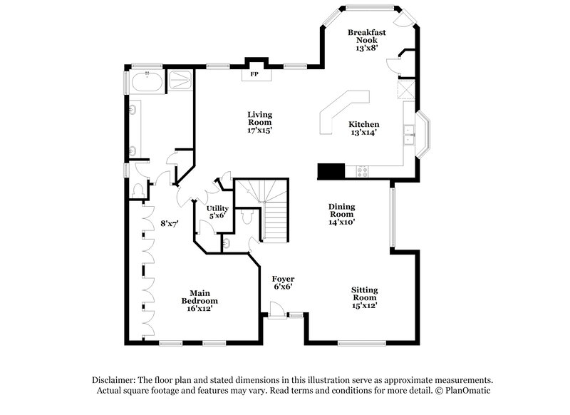 2,200/Mo, 12415 Logan Mill Dr Houston, TX 77070 Floor Plan View