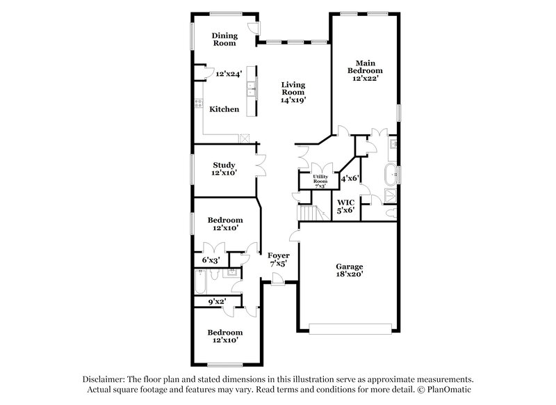 2,675/Mo, 15119 Sun Glaze Ct Humble, TX 77346 Floor Plan View 2