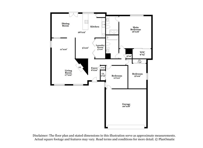 1,865/Mo, 431 Lee Dr Richmond, TX 77469 Floor Plan View