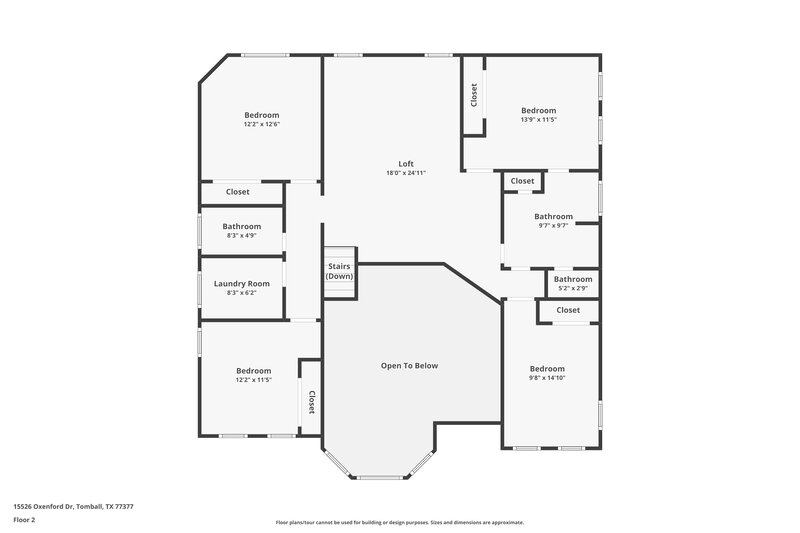 2,605/Mo, 15526 Oxenford Dr Tomball, TX 77377 Floorplan View 3