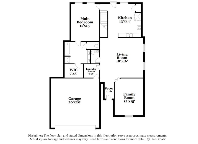 2,015/Mo, 323 Ginseng Ln Crosby, TX 77532 Floorplan View
