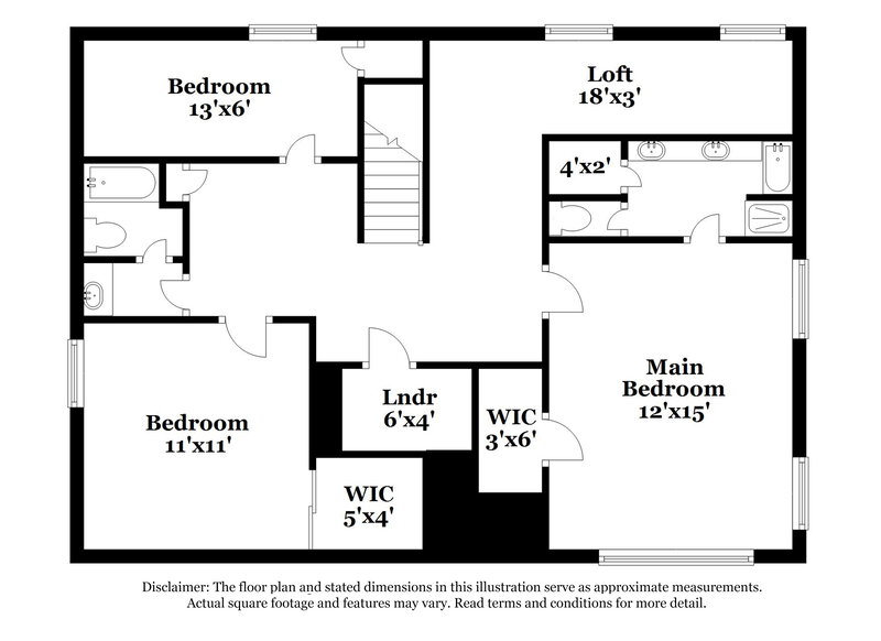 2,120/Mo, 11719 Downey Violet Ln Houston, TX 77044 Floor Plan View