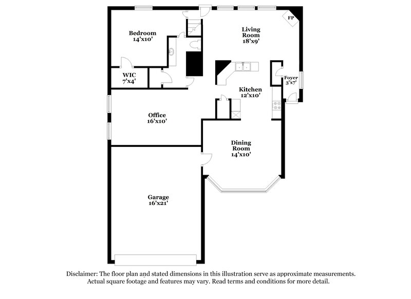 2,120/Mo, 11719 Downey Violet Ln Houston, TX 77044 Floor Plan View 2