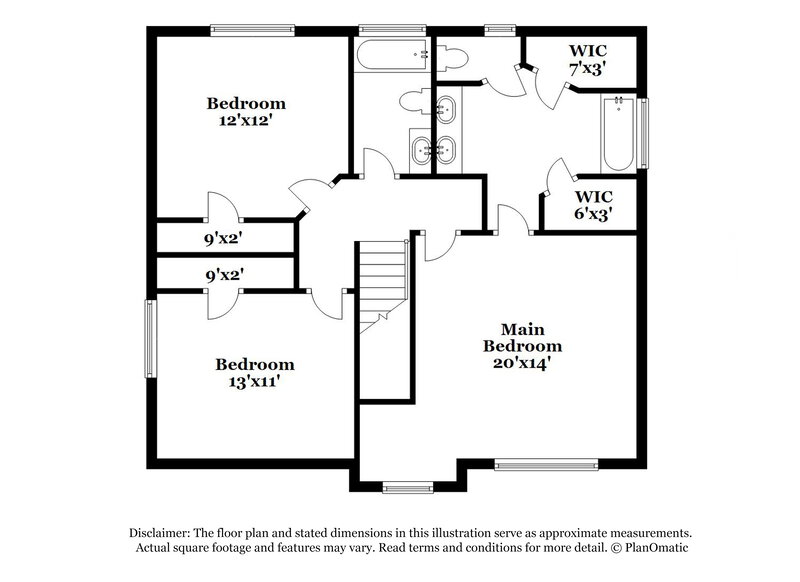 1,695/Mo, 4010 Hunnington Dr Conroe, TX 77303 Floor Plan View 2