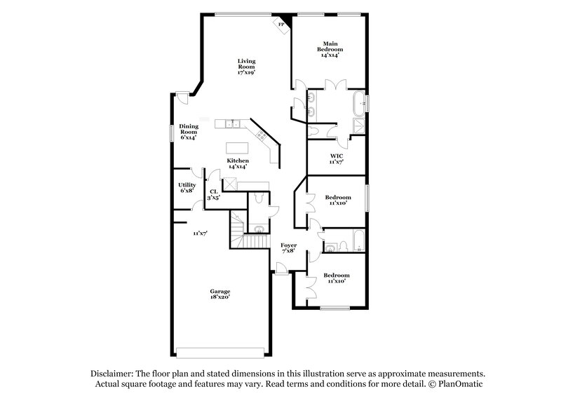2,190/Mo, 123 Pike Mill Pl Montgomery, TX 77316 Floor Plan View
