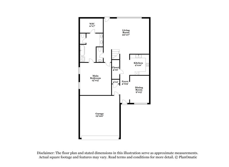 2,365/Mo, 9952 Swallow Dr Conroe, TX 77385 Floor Plan View