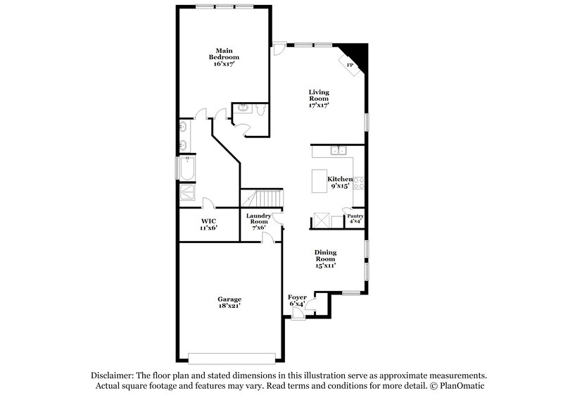2,715/Mo, 6206 Lovage Ave Crosby, TX 77532 Floor Plan View 2