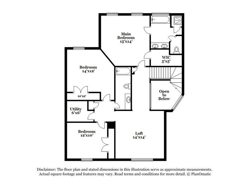 2,225/Mo, 5014 Amorgas Isle Dr Spring, TX 77388 Floor Plan View 2
