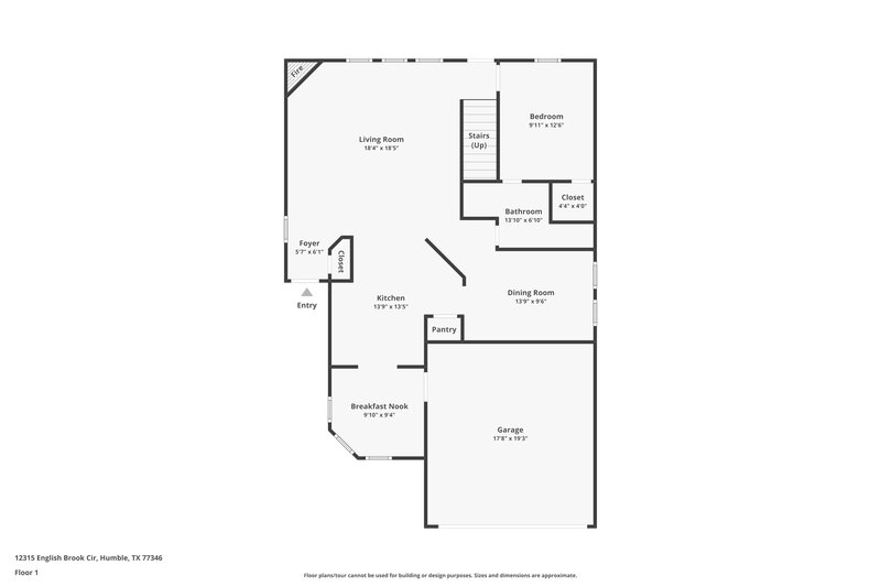 2,650/Mo, 12315 English Brook Cir Humble, TX 77346 Floor Plan View