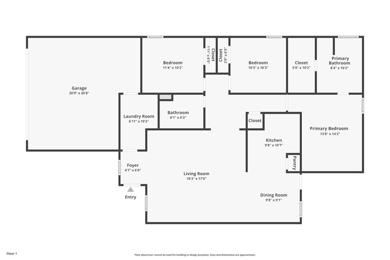 1,810/Mo, 28946 Village Creek Loop Spring, TX 77386 Floor Plan View