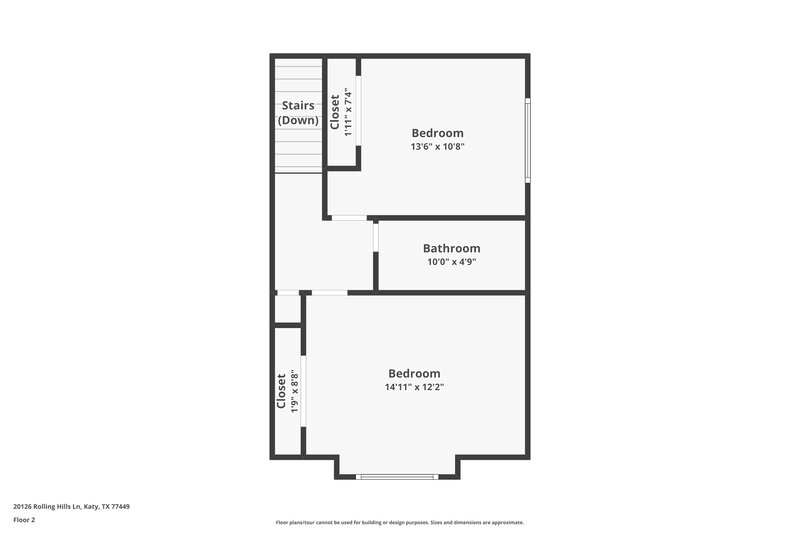 1,865/Mo, 20126 Rolling Hills Ln Katy, TX 77449 Floor Plan View 2