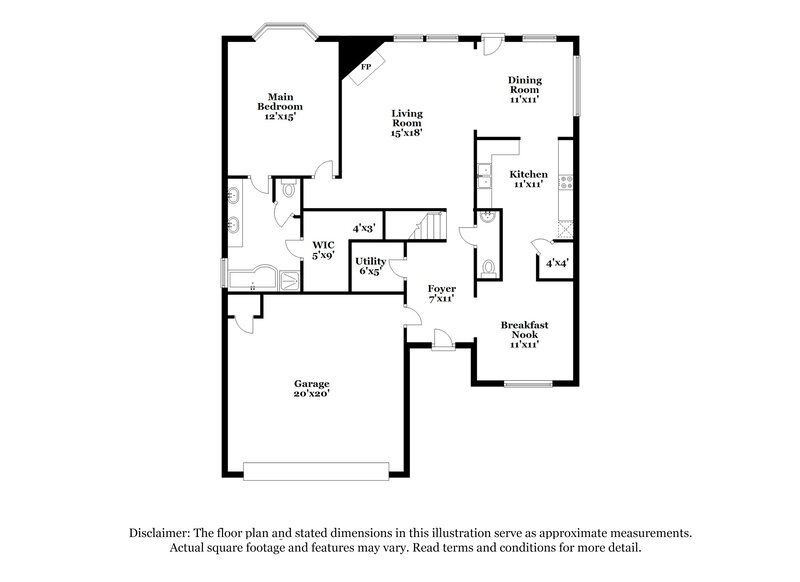 2,320/Mo, 16707 Great Oaks Glen Dr Houston, TX 77083 Floor Plan View