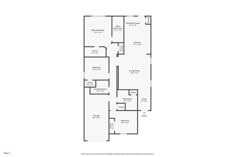 1,655/Mo, 21030 Brannon Hill Ln Humble, TX 77338 Floor Plan View