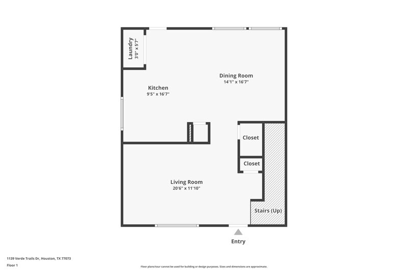 1,430/Mo, 1139 Verde Trails Dr Houston, TX 77073 Floor Plan View