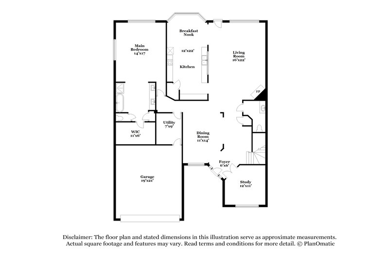 2,425/Mo, 14958 Cabin Run Ln Sugar Land, TX 77498 Floor Plan View