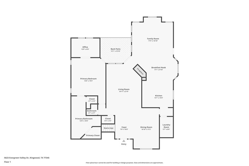 2,655/Mo, 5623 Evergreen Valley Dr Kingwood, TX 77345 Floorplan View 2
