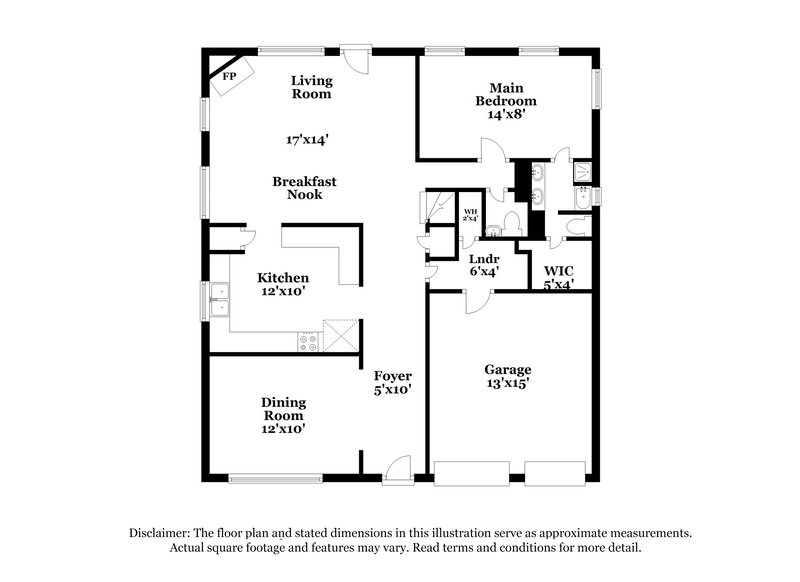 2,260/Mo, 11102 Hunting Path Ct Houston, TX 77065 Floor Plan View