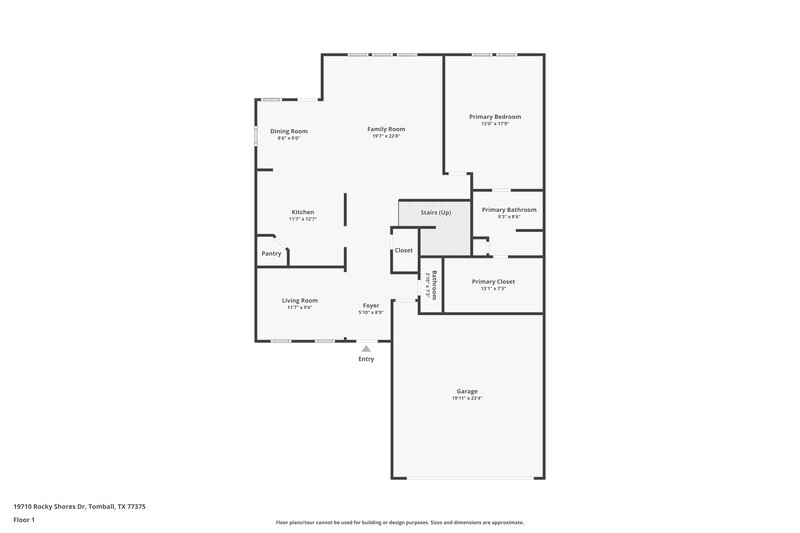 1,955/Mo, 19710 Rocky Shores Dr Tomball, TX 77375 Floor Plan View