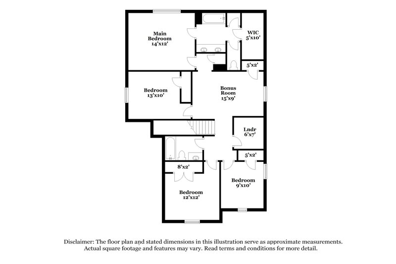 2,090/Mo, 18706 Walden Glen Cir Humble, TX 77346 Floorplan View 2