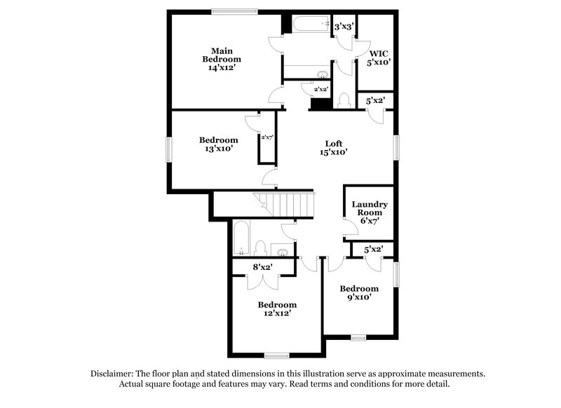 2,345/Mo, 18703 Walden Glen Cir Humble, TX 77346 Floor Plan View 2