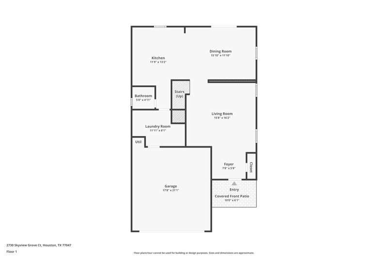 2,065/Mo, 2730 Skyview Grove Ct Houston, TX 77047 Floor Plan View