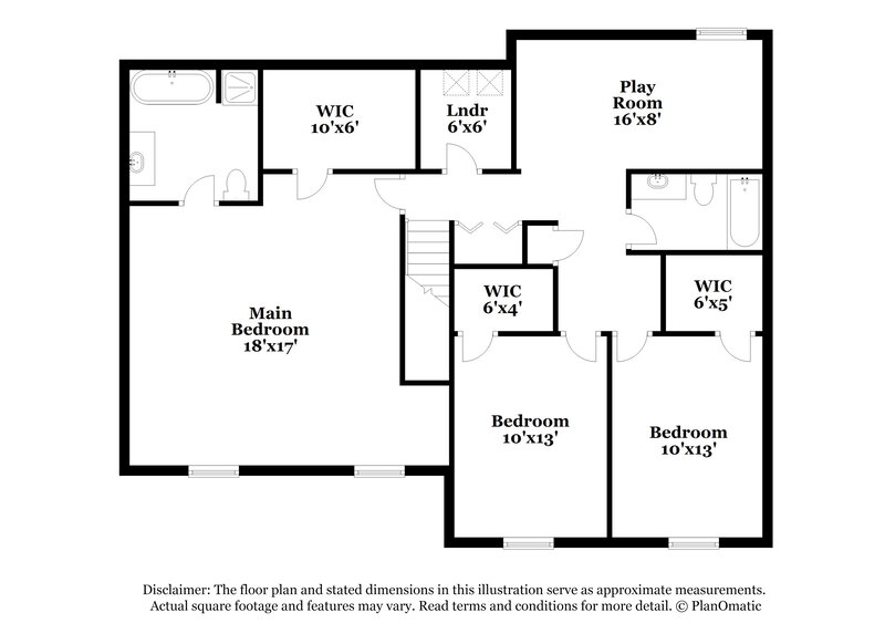 1,865/Mo, 748 Tulip Ln Greenwood, IN 46143 Floor Plan View