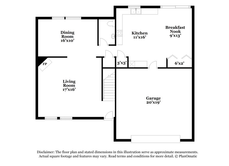 1,865/Mo, 748 Tulip Ln Greenwood, IN 46143 Floor Plan View 2