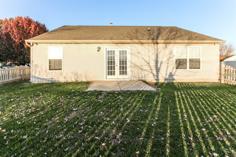 1,220/Mo, 2312 Canvasback Dr Indianapolis, IN 46234 Rear View