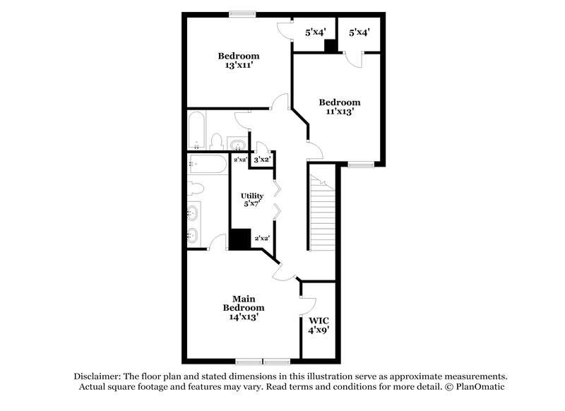 1,435/Mo, 605 Fern St Greenfield, IN 46140 Floor Plan View