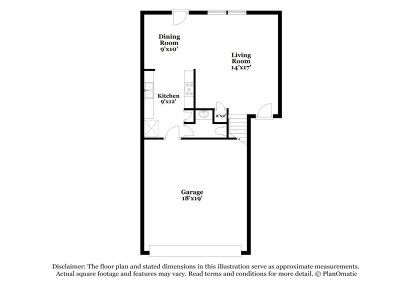 1,435/Mo, 605 Fern St Greenfield, IN 46140 Floor Plan View 2