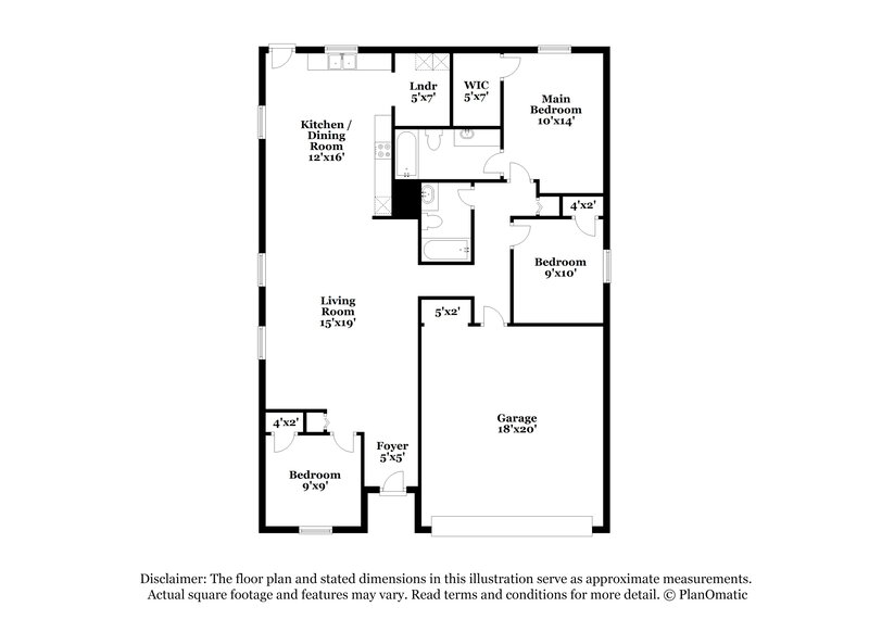 1,395/Mo, 1492 Pencross Ln Greenwood, IN 46143 Floor Plan View