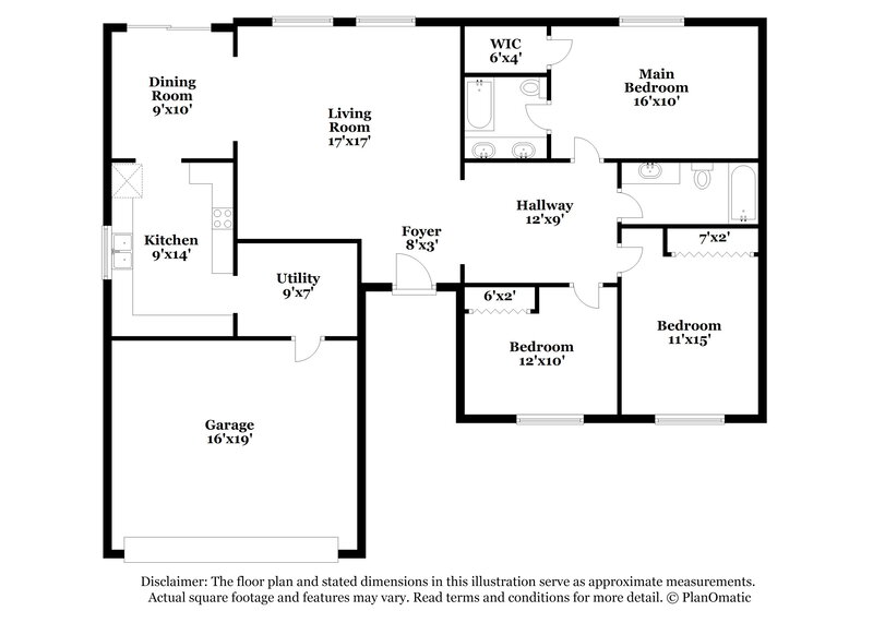 2,680/Mo, 5508 Pine Hill Dr Noblesville, IN 46062 Floor Plan View