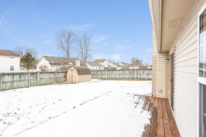 2,540/Mo, 520 Blue Spring Dr Indianapolis, IN 46239 Rear View 2