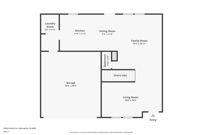 1,645/Mo, 10646 Pavilion Dr Indianapolis, IN 46259 Floor Plan View