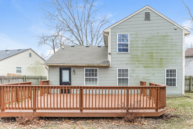 1,900/Mo, 6337 Cooperstone Ct Indianapolis, IN 46268 Rear View